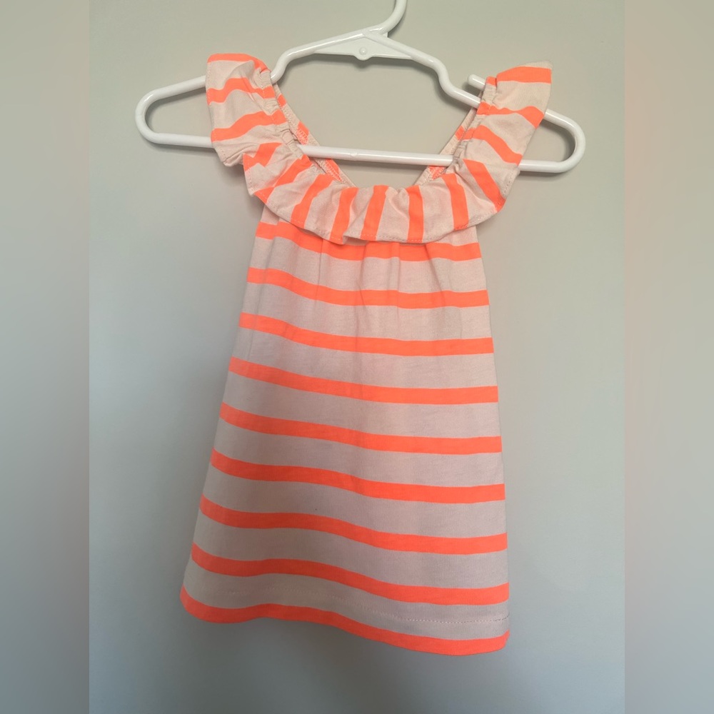 Cru cuts orange tank top